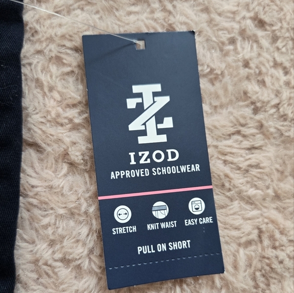 Izod Dark Blue Kids School Uniform Approved Shorts - Picture 2 of 4